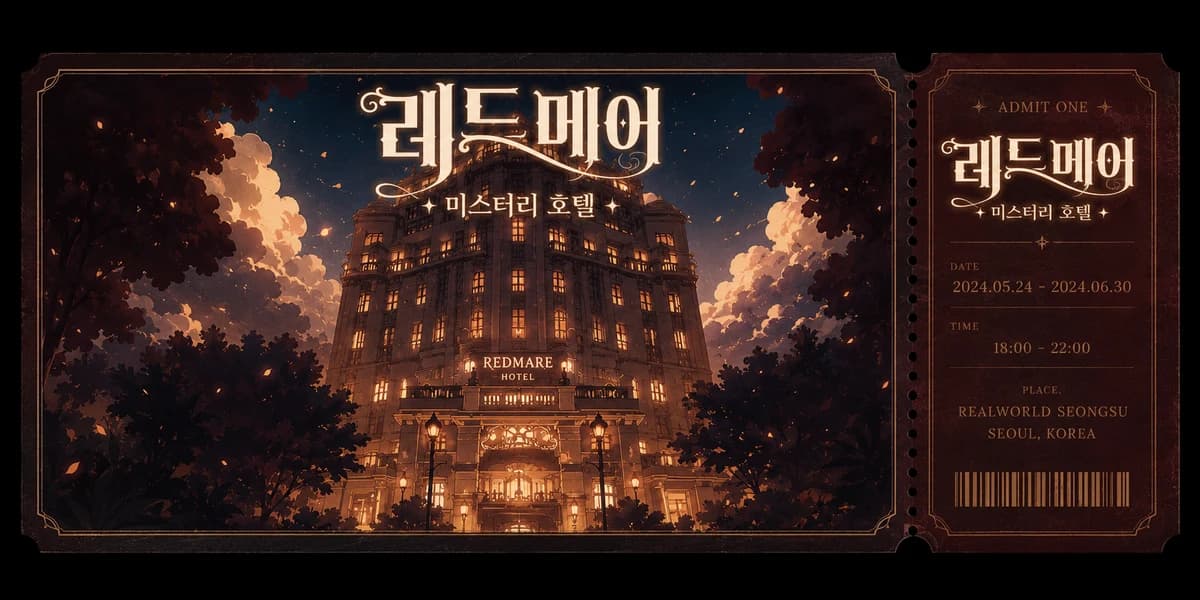 레드메어 미스터리 호텔 게임 티켓